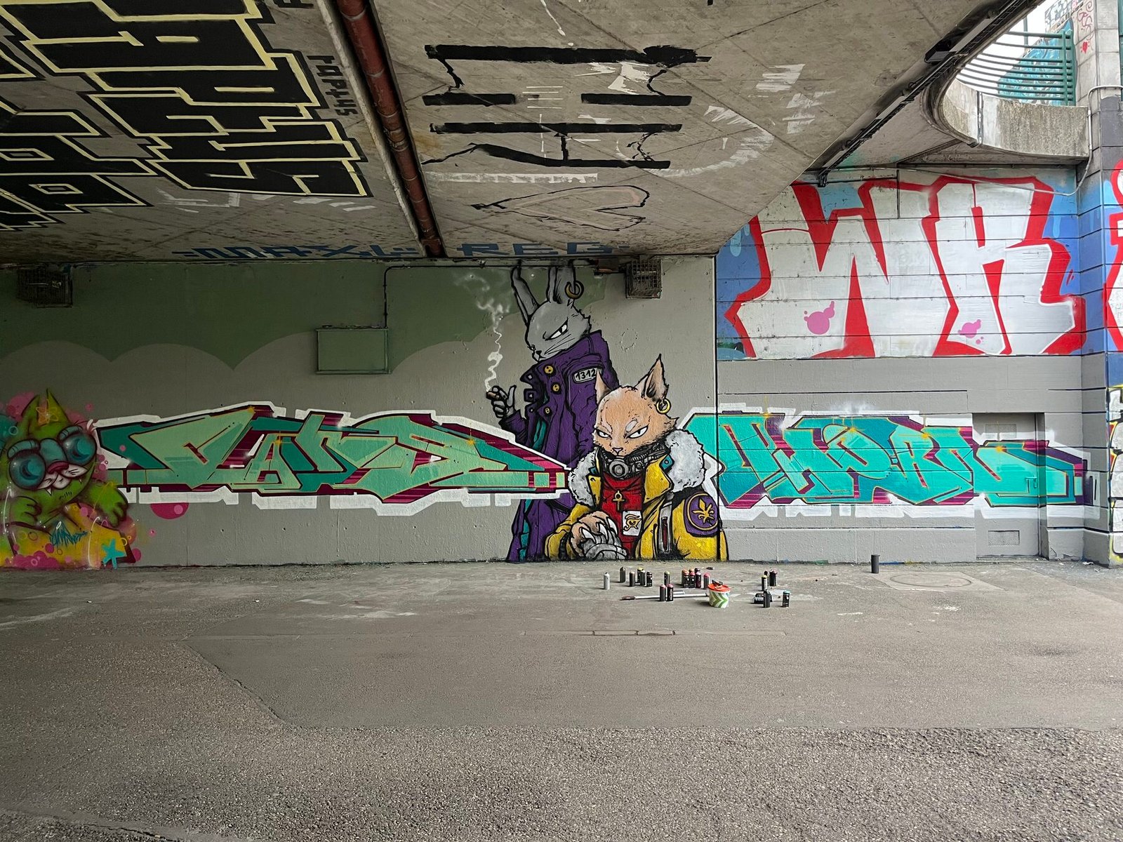 G-Animals Mural am Donaukanal